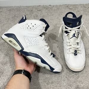 Air Jordan 6 Retro Midnight Navy Men’s Size 11 Basketball Sneakers CT8529-141
